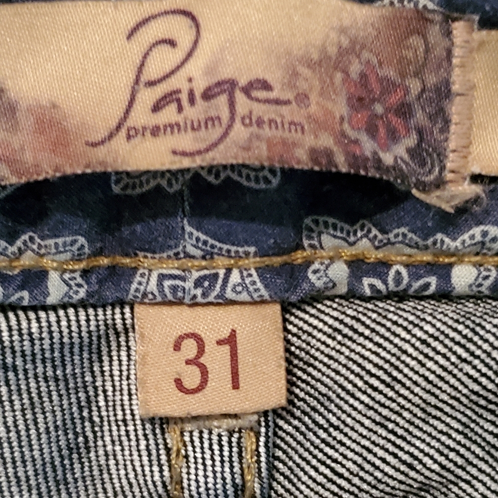 Paige Denium Blue Jeans